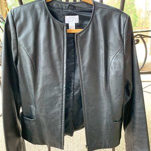 Anne Taylor LOFT Leather Jacket